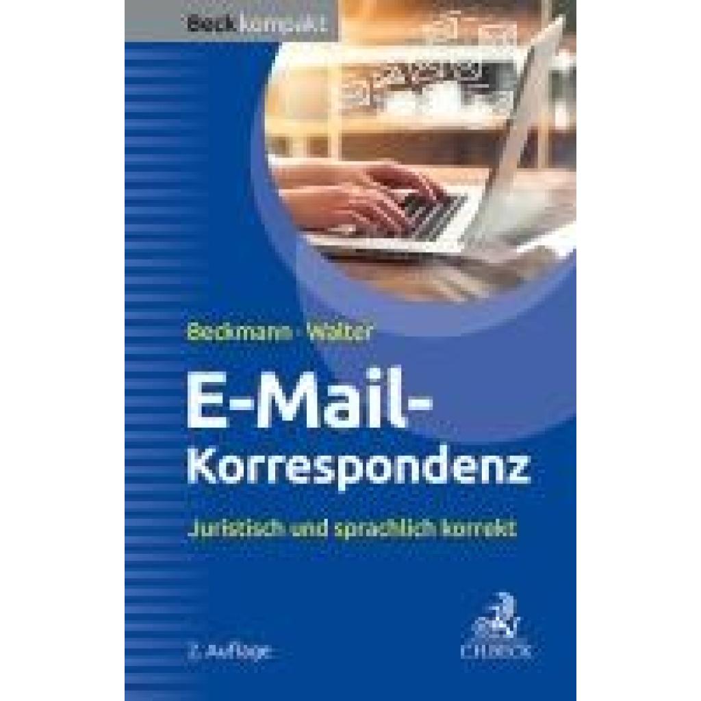 9783406809347 - E-Mail-Korrespondenz - Edmund Beckmann Steffen Walter Kartoniert (TB)
