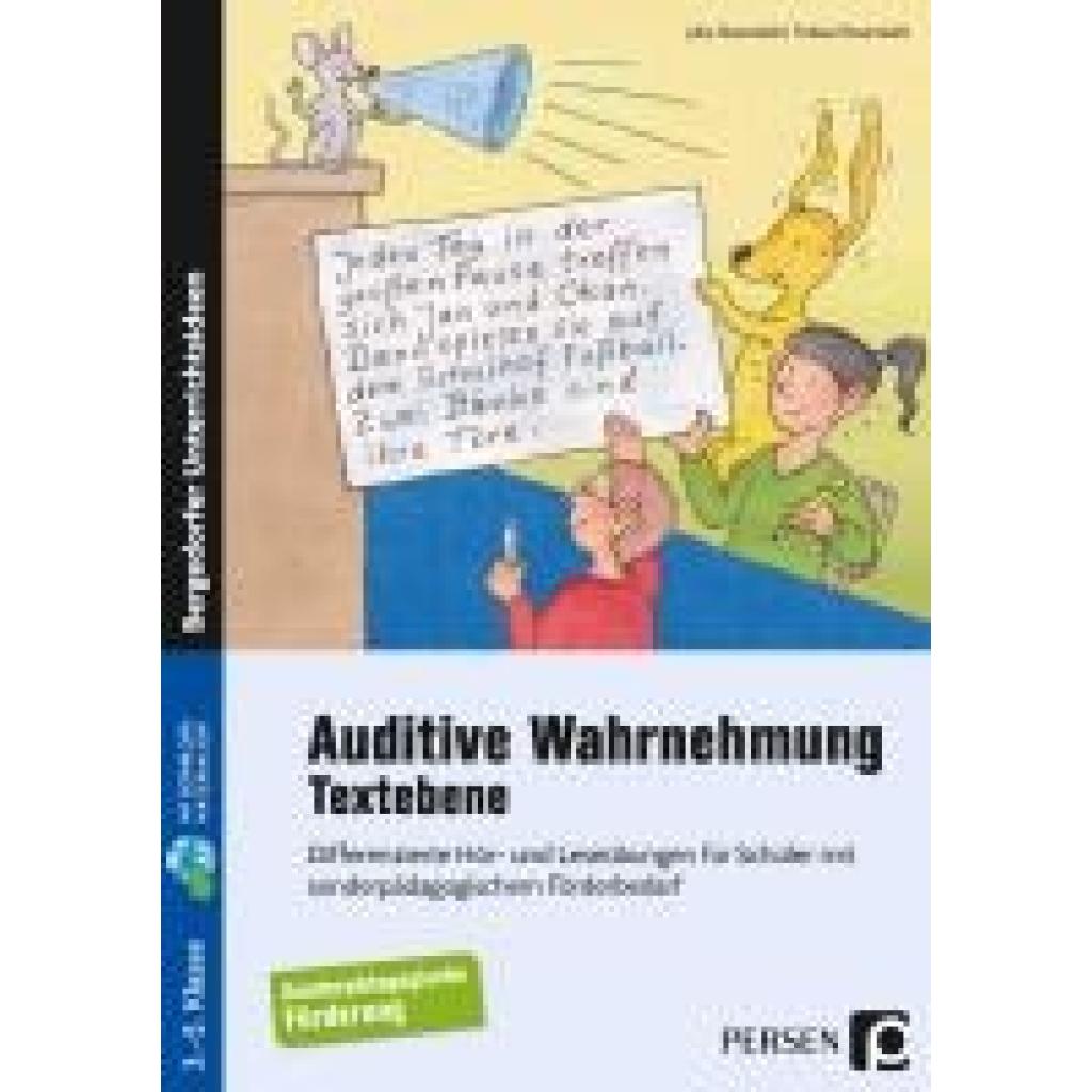 9783403203223 - Auditive Wahrnehmung - Textebene m 1 CD-ROM - Julia Rosendahl Tobias Rosendahl Kartoniert (TB)