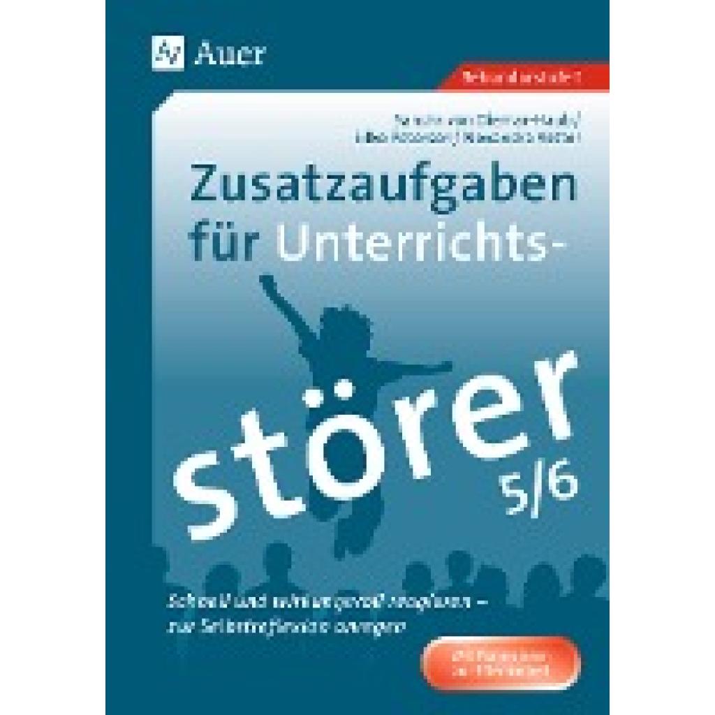 9783403078203 - Zusatzaufgaben für Unterrichtsstörer   Zusatzaufgaben für Unterrichtsstörer 5 6 - Sandra von Diemar-Haub Silke Petersen Alexandra Vetter Geheftet