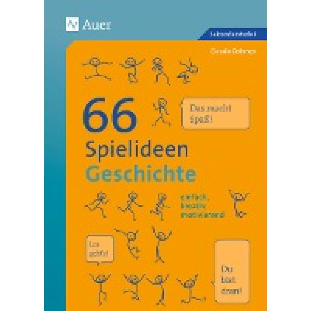 9783403076438 - Spielideen Sekundarstufe   66 Spielideen Geschichte - Claudia Schmitz Geheftet