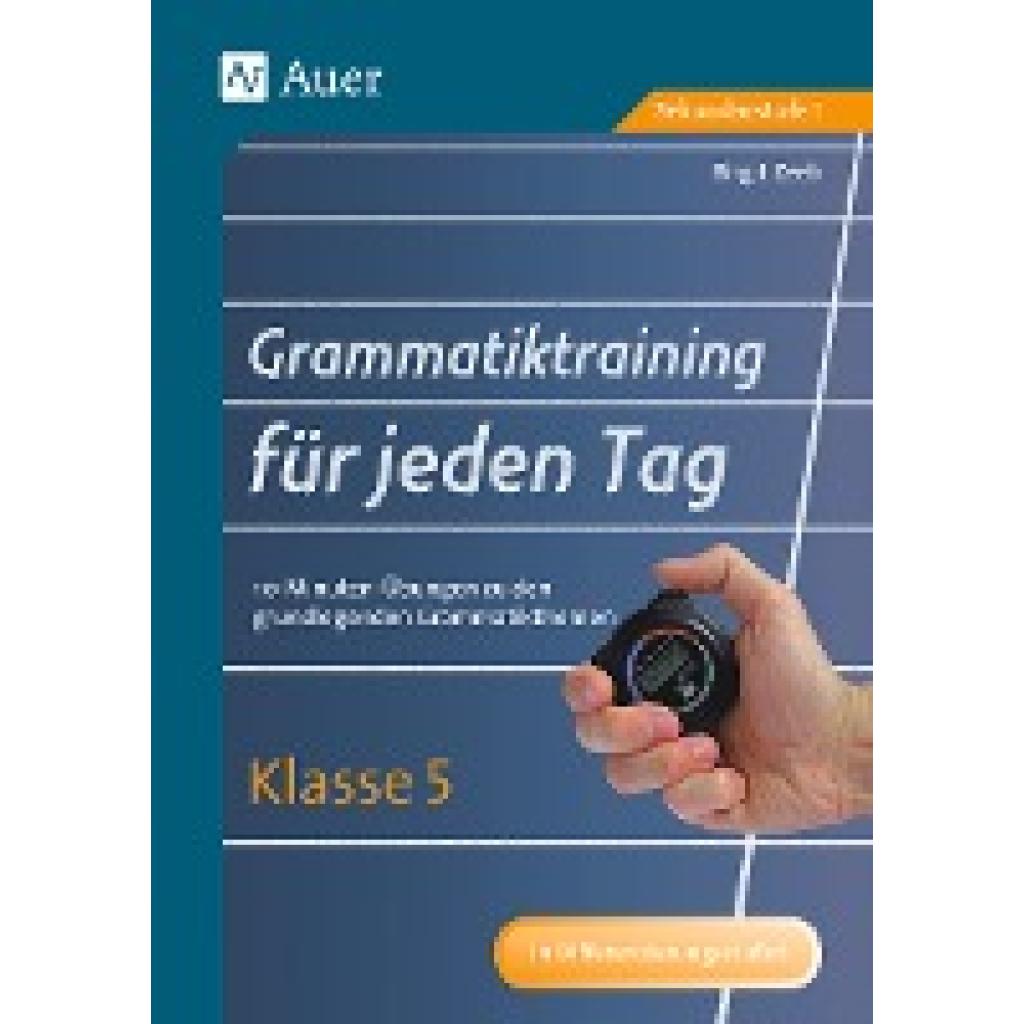 Grammatiktraining für jeden Tag Klasse 5 (Zeeb, Birgit)