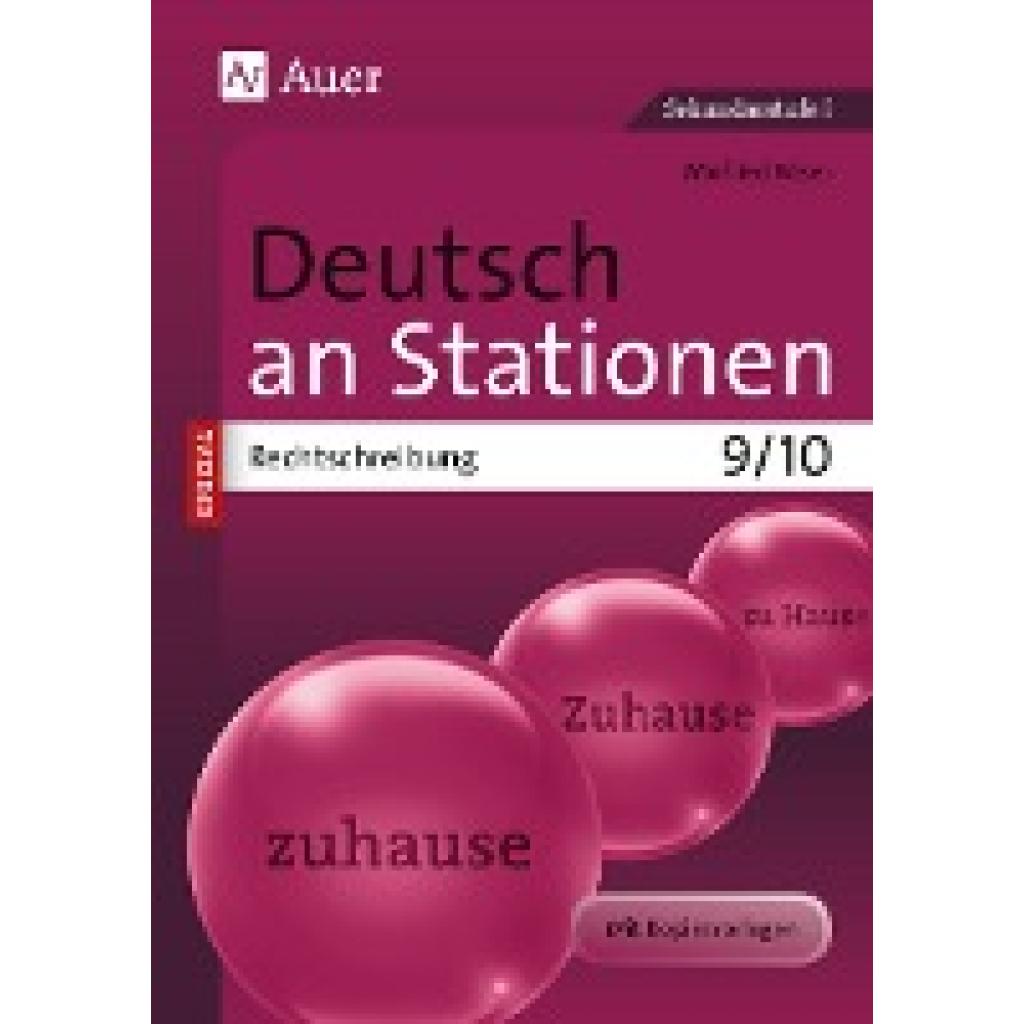 9783403068976 - Stationentraining Sekundarstufe Deutsch   Deutsch an Stationen Rechtschreibung 9 10 - Winfried Röser Geheftet