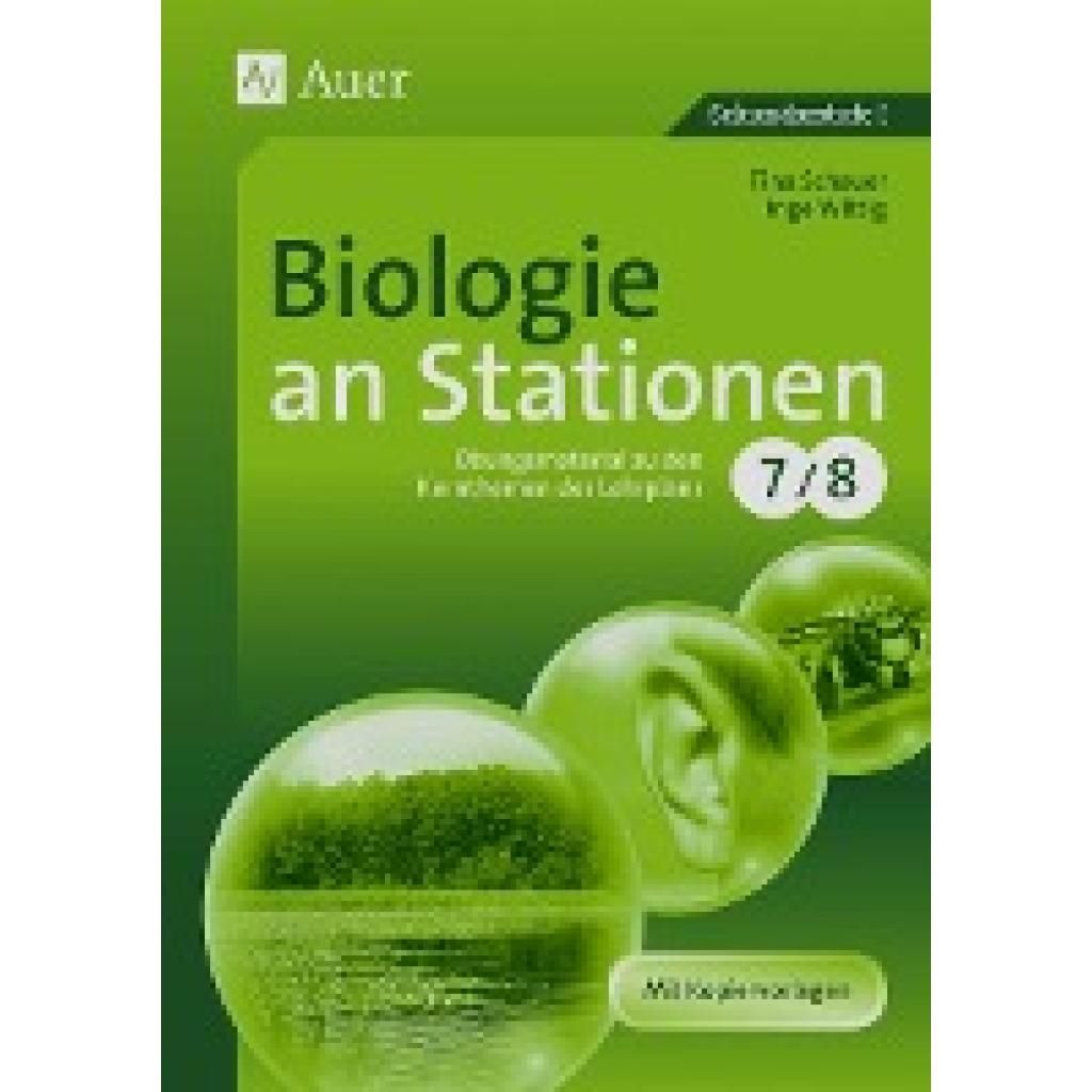 9783403065937 - Biologie an Stationen Klasse 7 8 - Tina Schauer Inge Wittig Geheftet