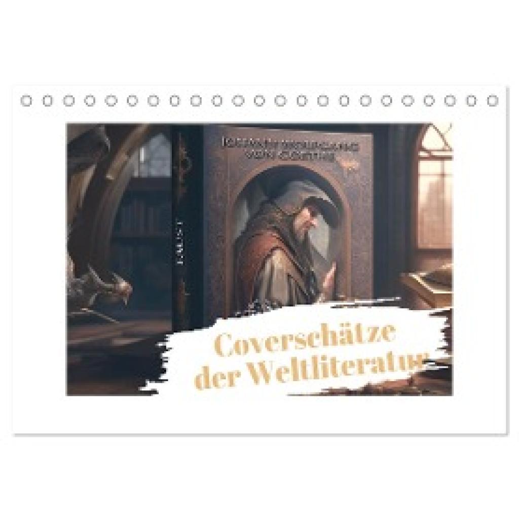 Siebler-Ferry, Silvia: Coverschätze der Weltliteratur (Tischkalender 2024 DIN A5 quer), CALVENDO Monatskalender