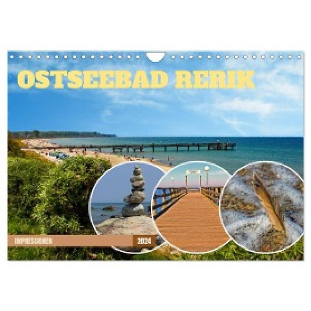 Felix, Holger: Impressionen Ostseebad Rerik (Wandkalender 2024 DIN A4 quer), CALVENDO Monatskalender