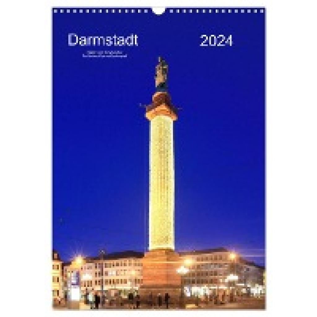 Bodenstaff, Petrus: Darmstadt 2024 Bilder vom Frankfurter Taxifahrer Petrus Bodenstaff (Wandkalender 2024 DIN A3 hoch), 