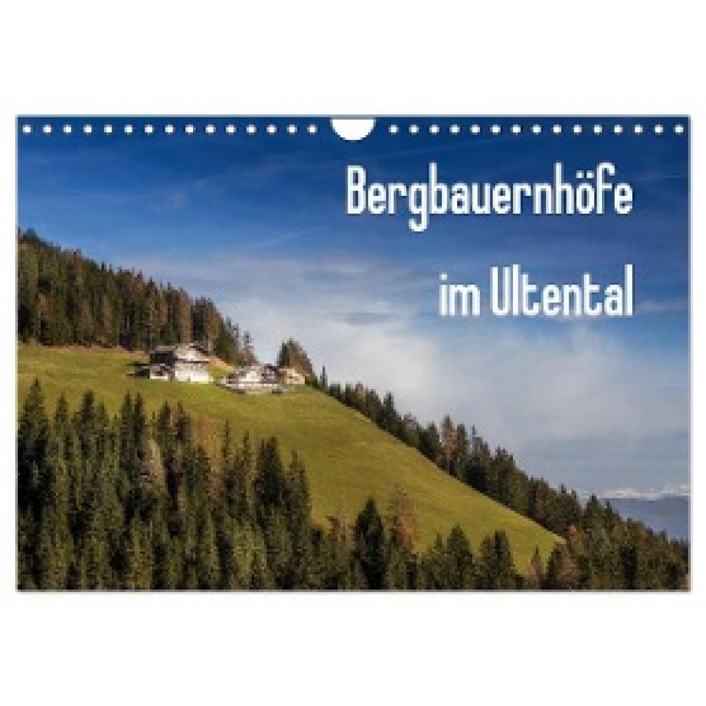 Pöder, Gert: Bergbauernhöfe im Ultental (Wandkalender 2024 DIN A4 quer), CALVENDO Monatskalender