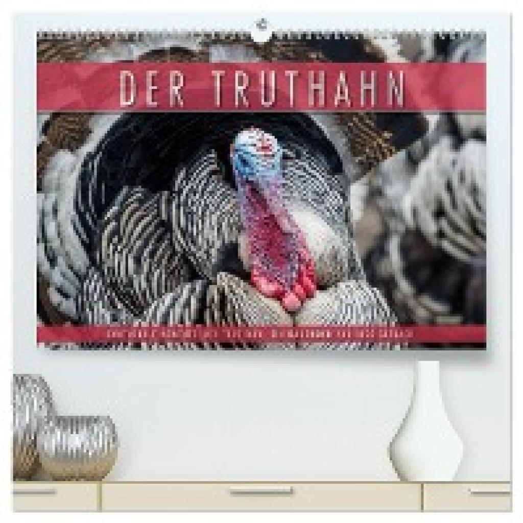 Gerlach, Ingo: Emotionale Momente: Der Truthahn. (hochwertiger Premium Wandkalender 2024 DIN A2 quer), Kunstdruck in Hoc
