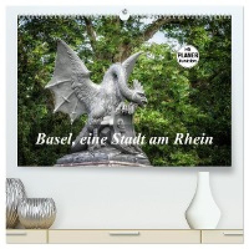 Gaymard, Alain: Basel, eine Stadt am Rhein (hochwertiger Premium Wandkalender 2024 DIN A2 quer), Kunstdruck in Hochglanz
