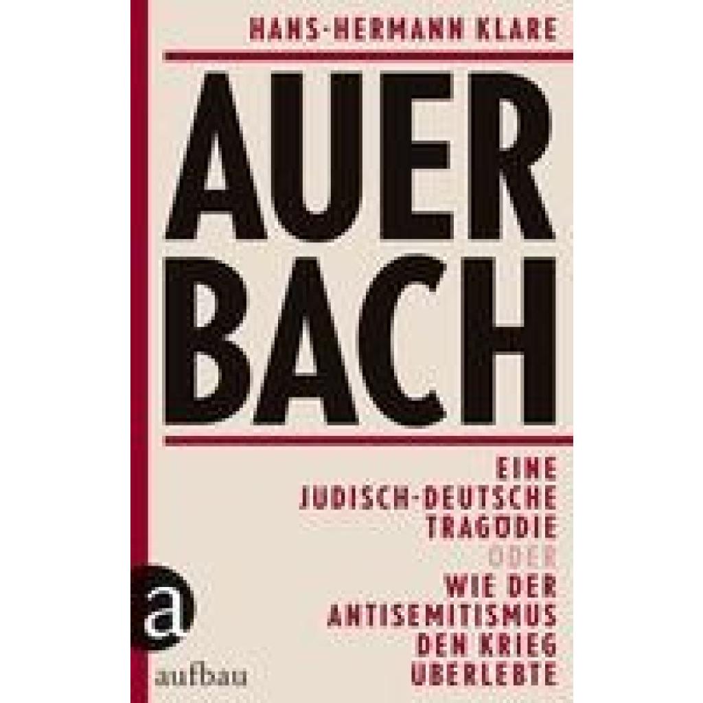 9783351038960 - Auerbach - Hans-Hermann Klare Gebunden 9783351038960 - Auerbach - Hans-Hermann Klare Gebunden