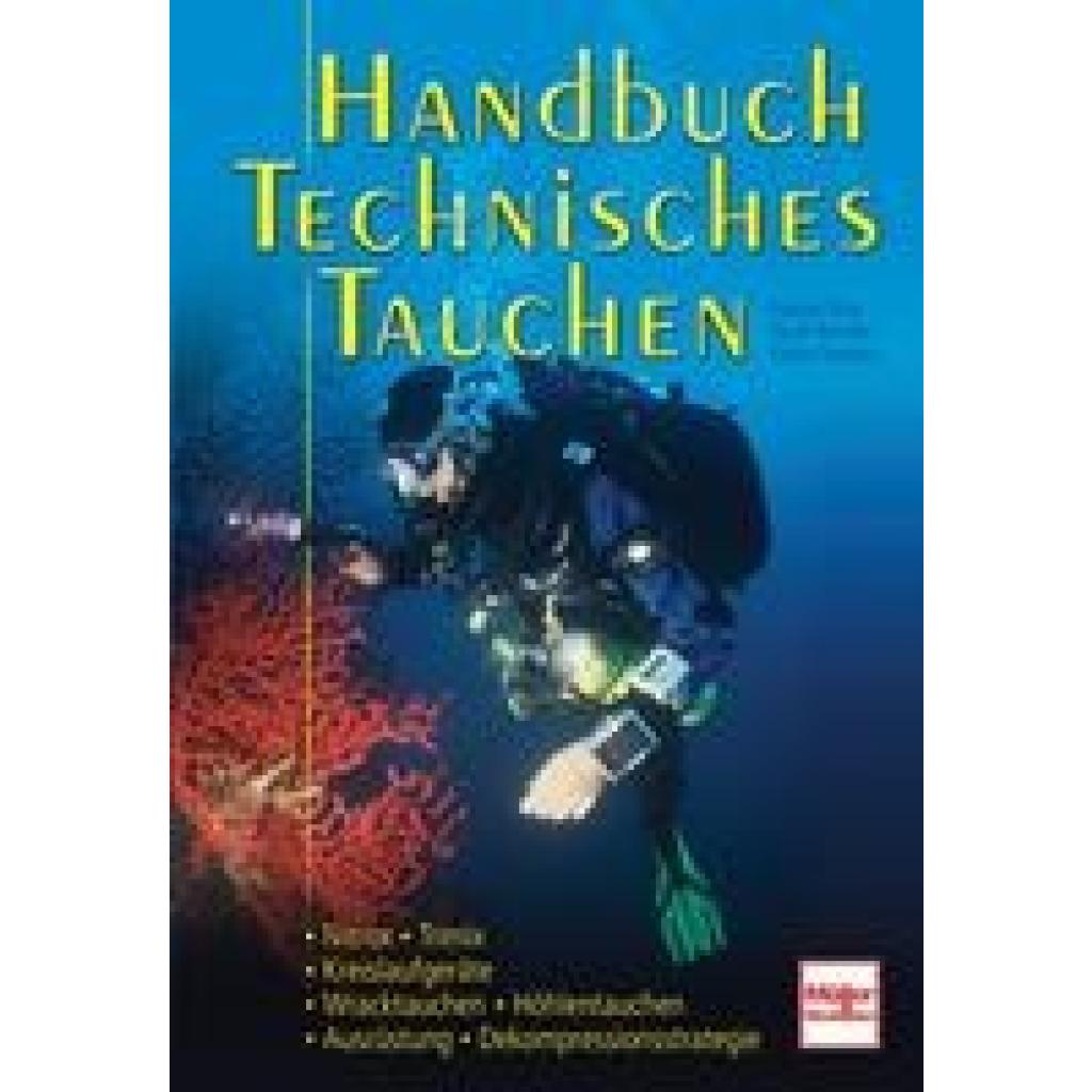 Das Technische Tauchen eröffnet Sporttauchern ganz neue Möglichkeiten. Tauchgänge jenseits der 40-Meter-Grenze sind dank Nitrox, Trimix und Kreislaufgeräten machbar geworden. Die neuen Techniken erhöhen die Sicherheit und den Komfort des Tauchers. Dieses umfassende Handbuch des TecDivings hat bereits bei seinem Erscheinen Anfang 2008 in Frankreich für Furore gesorgt. Seiner Aktualität und Komplexität sowie der international anerkannten Fachkompetenz der Autoren verdankt dieses Werk seine Anerkennung als ein Standardwerk des Technischen Tauchens. (Brun, Francoise~Bernabé, Pascal~Strazzera, Patrice)