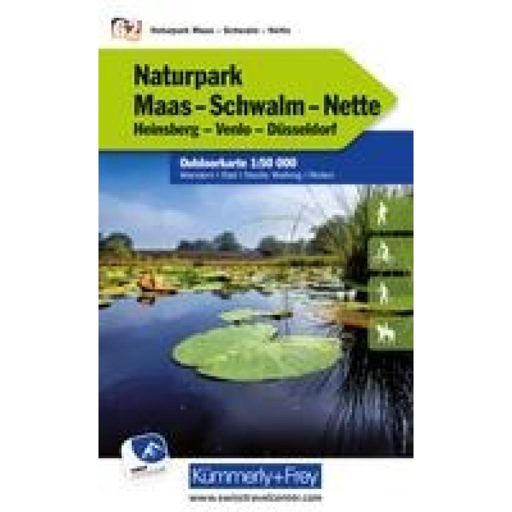 Naturpark Maas - Schwalm - Nette Heinsberg, Venlo, Düsseldorf Nr. 62 Outdoorkarte Deutschland 1:50 000