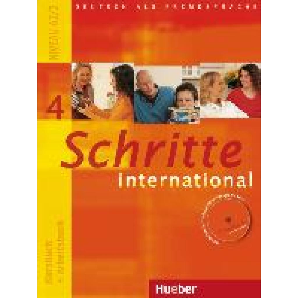 9783190018543 - Silke Hilpert - GEBRAUCHT Schritte international 4 Deutsch als Fremdsprache   Kursbuch + Arbeitsbuch mit Audio-CD zum Arbeitsbuch und interaktiven Übungen - Preis vom 02102023 050404 h
