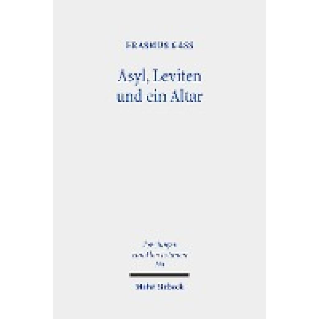 9783161598302 - Asyl Leviten und ein Altar - Erasmus Gaß Leinen