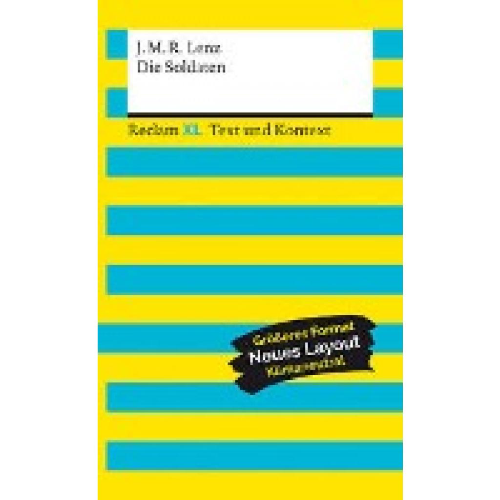 9783150161609 - Die Soldaten Textausgabe mit Kommentar und Materialien - Jakob Michael Reinhold Lenz Taschenbuch 9783150161609 - Die Soldaten Textausgabe mit Kommentar und Materialien - Jakob Michael Reinhold Lenz Taschenbuch