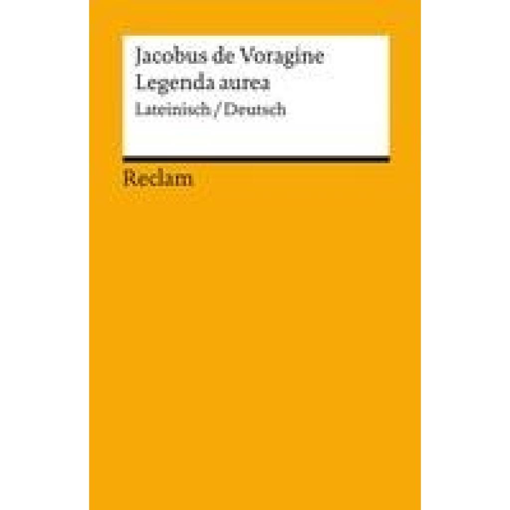 9783150144084 - Jacobus De Voragine Legenda aurea Lateinisch Deutsch