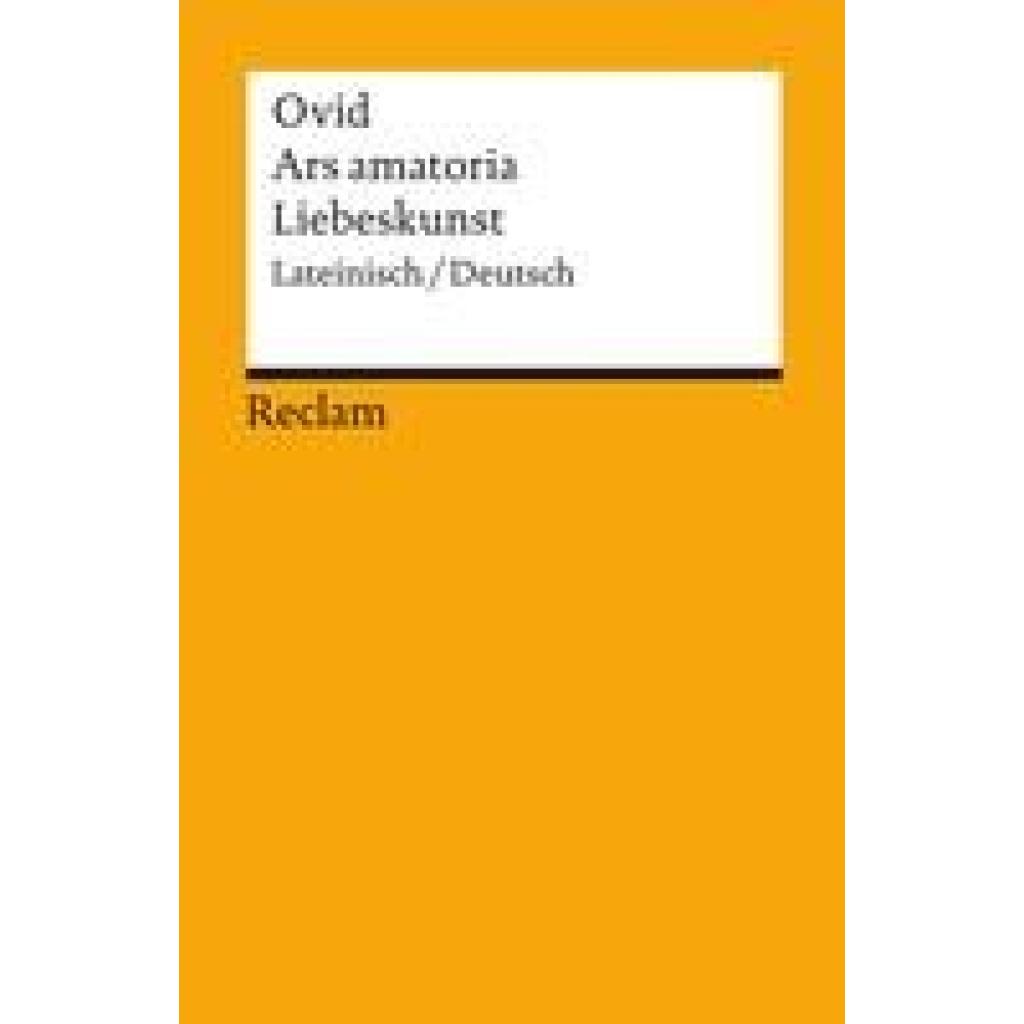 Ovid: Liebeskunst / Ars amatoria