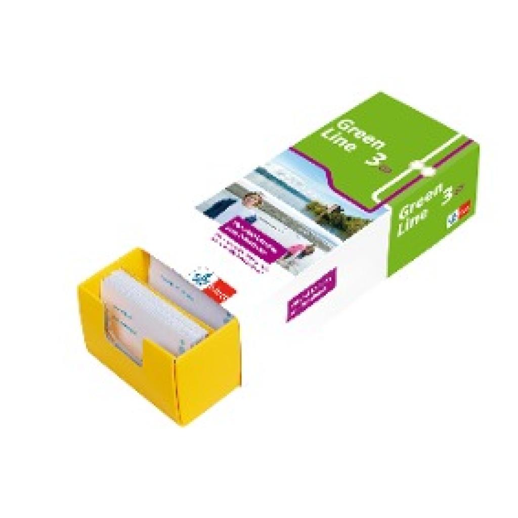 Green Line 3 G9 (Neue Ausgabe ab 2019) Klasse 7 Vokabel-Lernbox zum Schulbuch