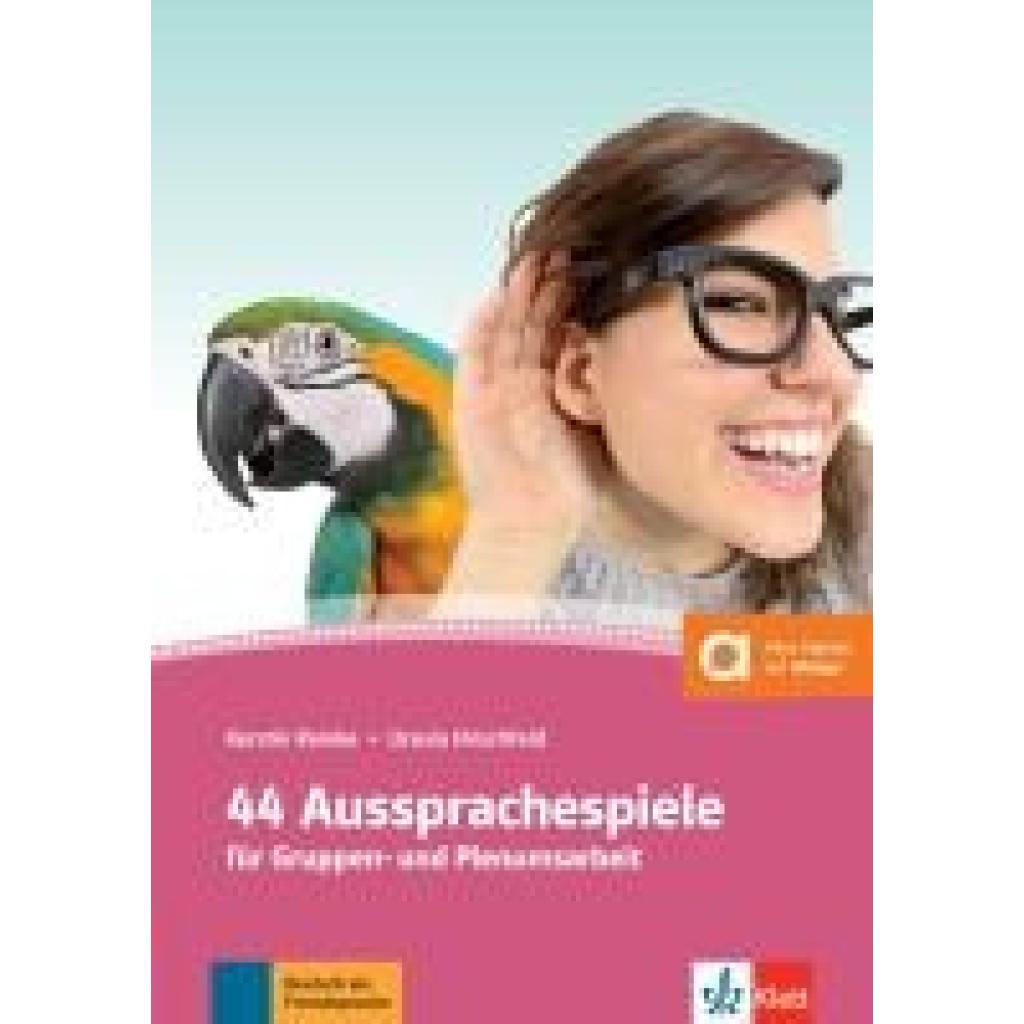 9783126751872 - 44 Aussprachespiele Deutsch als Fremdsprache m 2 Audio-CDs + Online-Angebot - Kerstin Reinke Ursula Hirschfeld Kartoniert (TB) 9783126751872 - 44 Aussprachespiele Deutsch als Fremdsprache m 2 Audio-CDs + Online-Angebot - Kerstin Reinke Ursula Hirschfeld Kartoniert (TB)