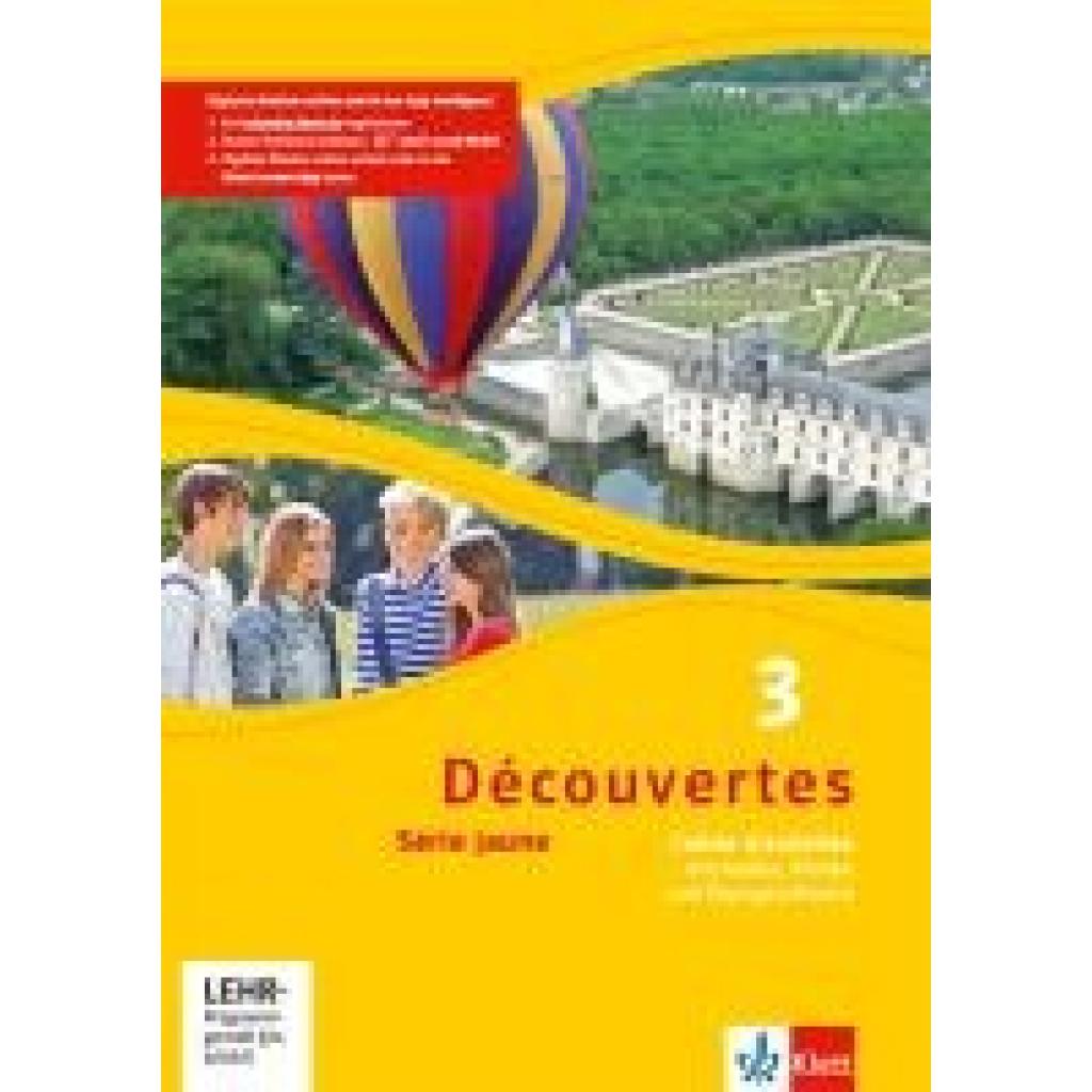 9783126220354 - Découvertes Série jaune (ab Klasse 6) Ausgabe ab 2012 - Cahier dactivités mit MP3-CD Video-DVD und Übungssoftware Kartoniert (TB)