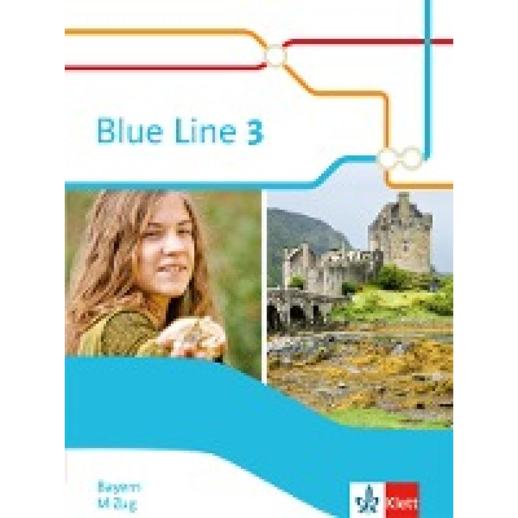 Blue Line 3 M-Zug.  Schülerbuch (Hardcover) Klasse 7. Ausgabe Bayern