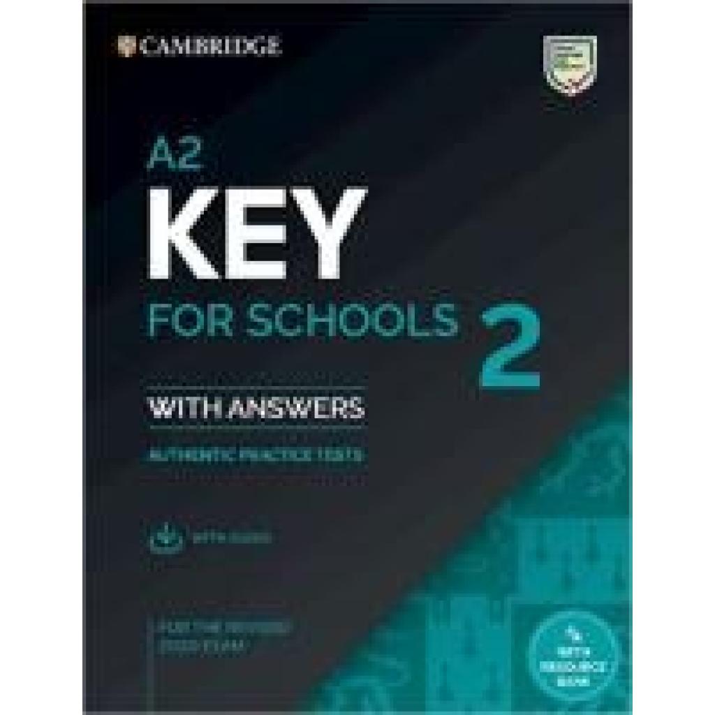 9783125406322 - A2 Key for Schools 2 Students Book with Answers with Audio with Resource Bank Kartoniert (TB) 9783125406322 - A2 Key for Schools 2 Students Book with Answers with Audio with Resource Bank Kartoniert (TB)