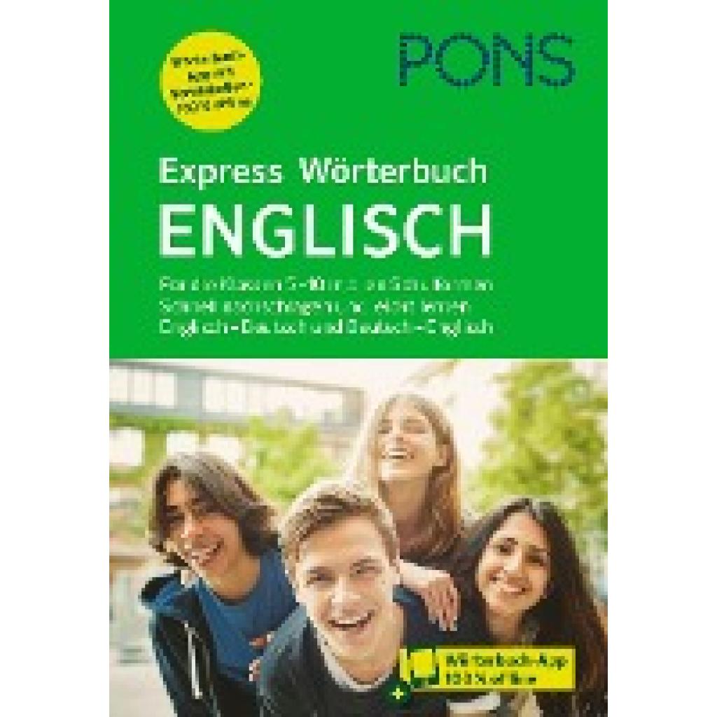 9783125163621 - PONS Express Wörterbuch Englisch m Buch m Online-Zugang
