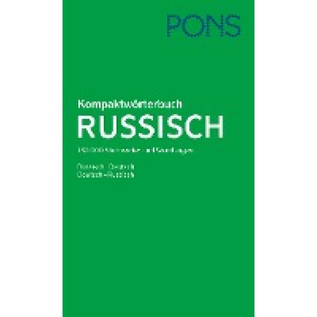 PONS Kompaktwörterbuch Russisch