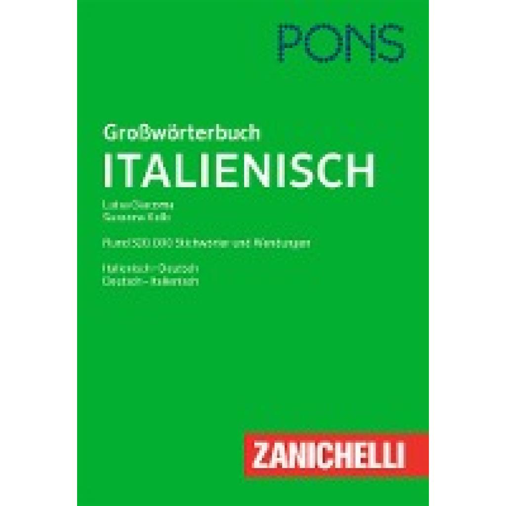 PONS Großwörterbuch Italienisch