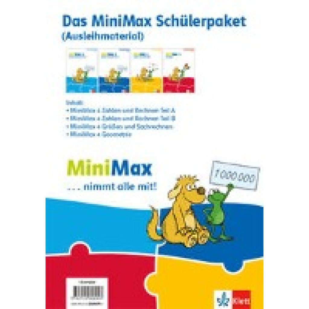 9783122806903 - MiniMax 4Paket für Lernende (4 Themenhefte Zahlen und Rechnen A Zahlen und Rechnen B Größen und Sachrechnen Geometrie) - Ausleihmaterial Klasse 4