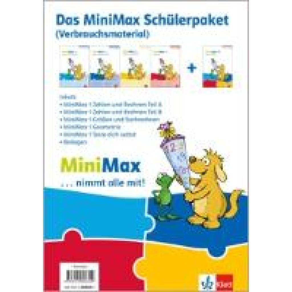 9783122806309 - MiniMax 1 Schülerpaket (4 Themenhefte Zahlen und Rechnen A Zahlen und Rechnen B Größen und Sachrechnen Geometrie) - Verbrauchsmaterial Klasse 1