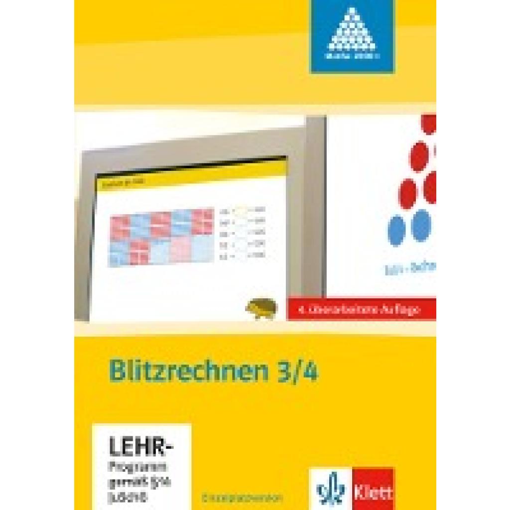 Das Zahlenbuch. 3. und 4.Schuljahr. Tafelbilder. Blitzrechensoftware. CD-ROM (für Windows ab 98 und Mac ab G4). Neubearb