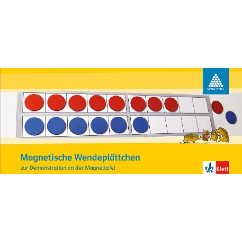 Programm "mathe 2000". Wendeplättchen für Lehrer magnetisch 1.-4. Schuljahr