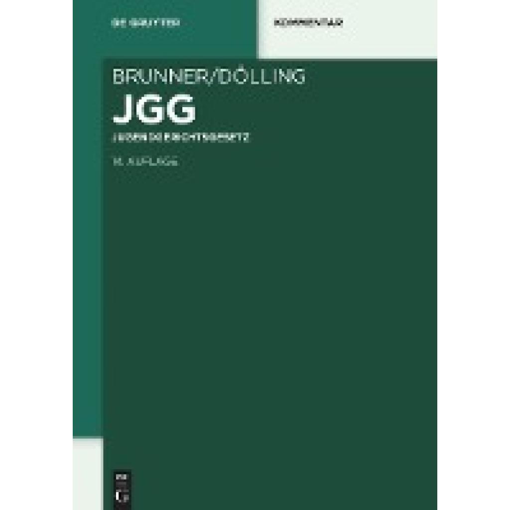 9783110678192 - Brunner Rudolf Jugendgerichtsgesetz