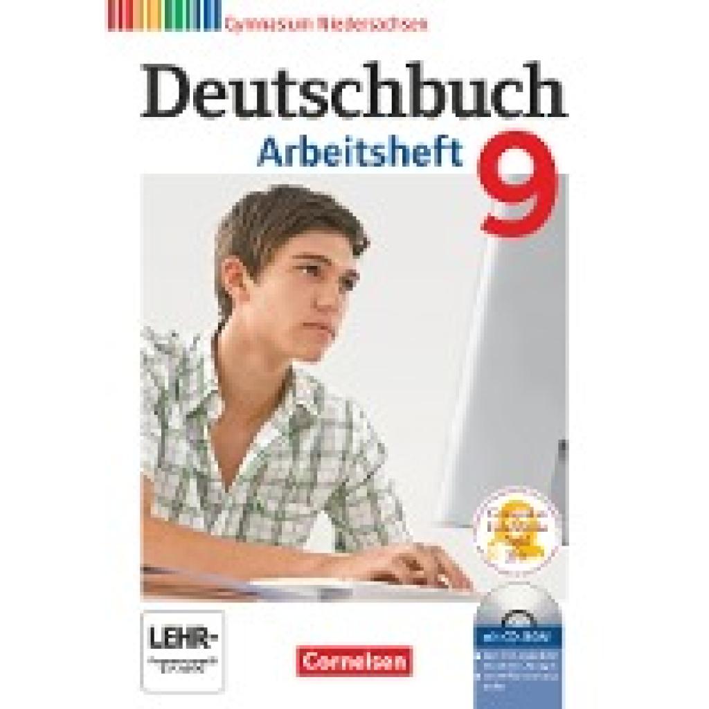 Wagener, Andrea: Deutschbuch 9. Schuljahr.  Arbeitsheft mit Lösungen und Übungs-CD-ROM. Gymnasium Niedersachsen