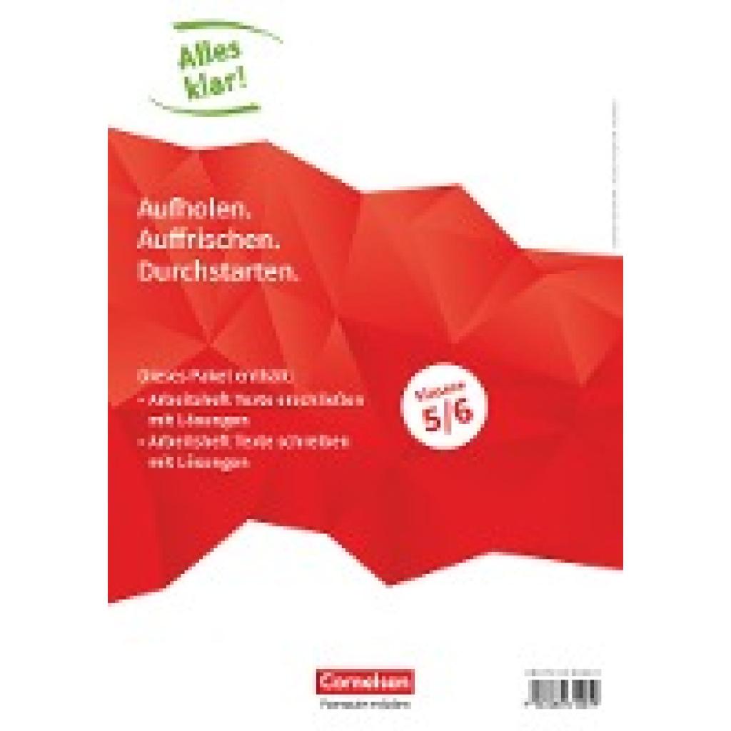9783060610259 - Alles klar! Deutsch Sekundarstufe I 5 6 Schuljahr Texte erschließen und schreiben (im Paket) 9783060610259 - Alles klar! Deutsch Sekundarstufe I 5 6 Schuljahr Texte erschließen und schreiben (im Paket)