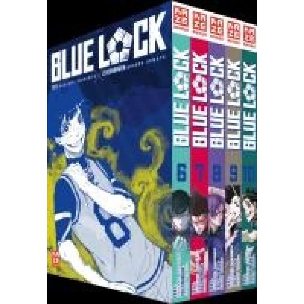 9782889516216 - Blue Lock 6-10 Blue Lock - Band 6-10 im Sammelschuber - Yusuke Nomura Kartoniert (TB) 9782889516216 - Blue Lock 6-10 Blue Lock - Band 6-10 im Sammelschuber - Yusuke Nomura Kartoniert (TB)