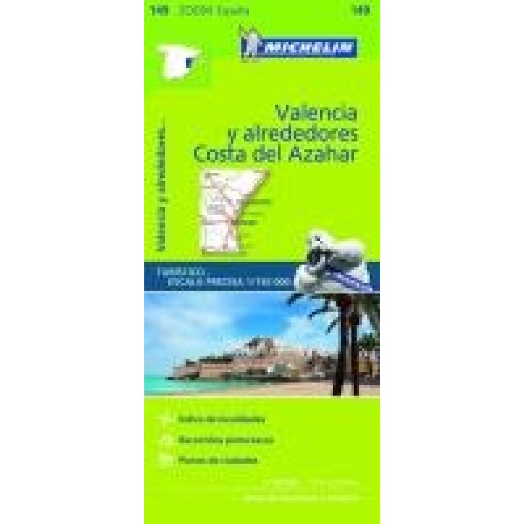 9782067218253 - Michelin Costa del Azahar Valencia y alreddores - Michelin Karte (im Sinne von Landkarte) 9782067218253 - Michelin Costa del Azahar Valencia y alreddores - Michelin Karte (im Sinne von Landkarte)