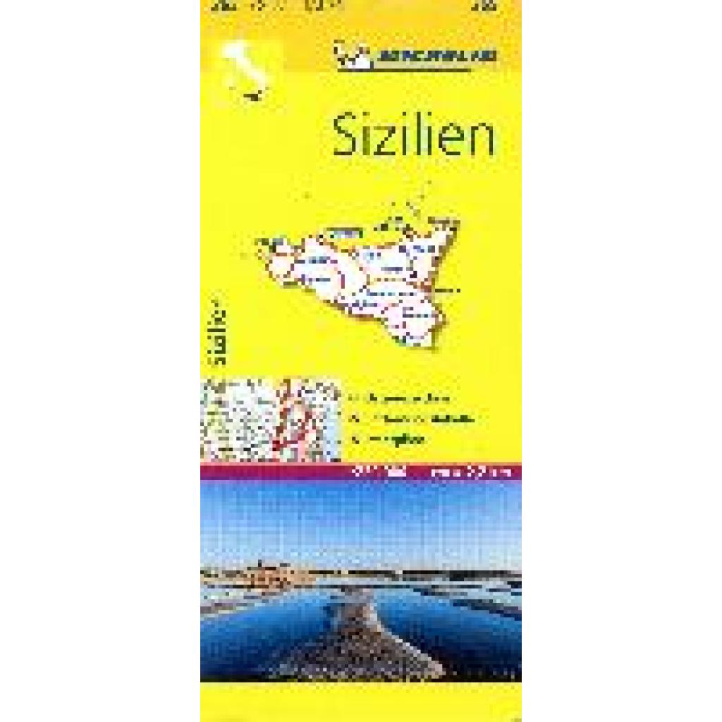 Michelin Lokalkarte  Sizilien 1 : 220 000