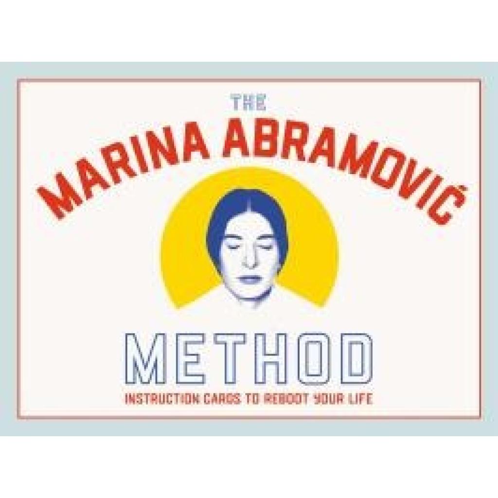 9781913947316 - Abramovic Marina The Marina Abramovic Method Instruction Cards to Reboot Your Life
