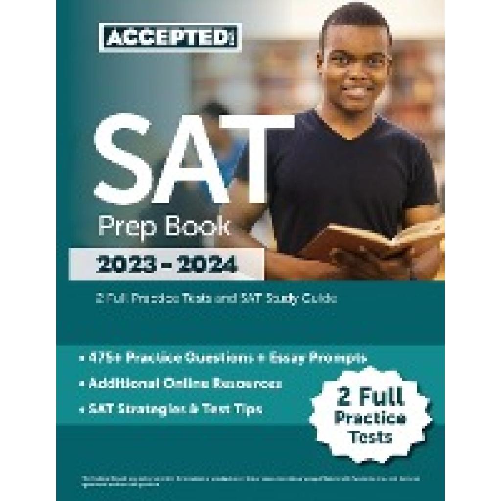 Cox, Jonathan: SAT Prep Book 2023-2024: 2 Full Practice Tests and SAT Study Guide