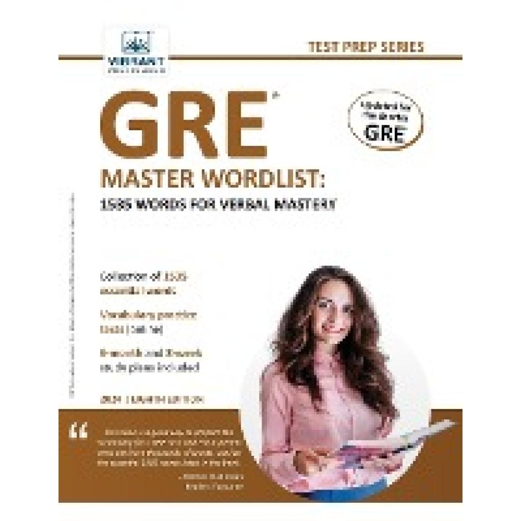 Publishers, Vibrant: GRE Master Wordlist