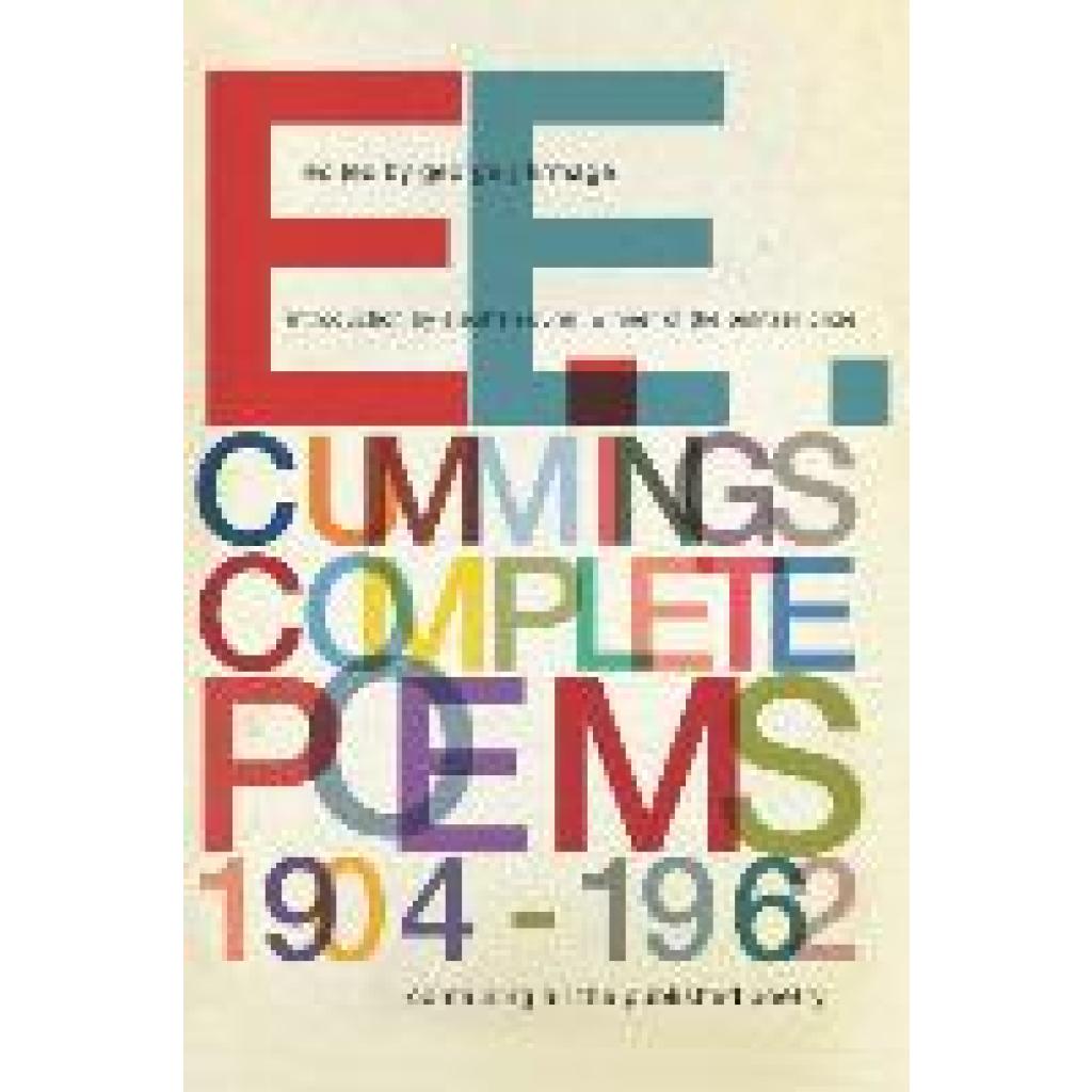 9781631490415 - E E Cummings - E E Cummings Gebunden