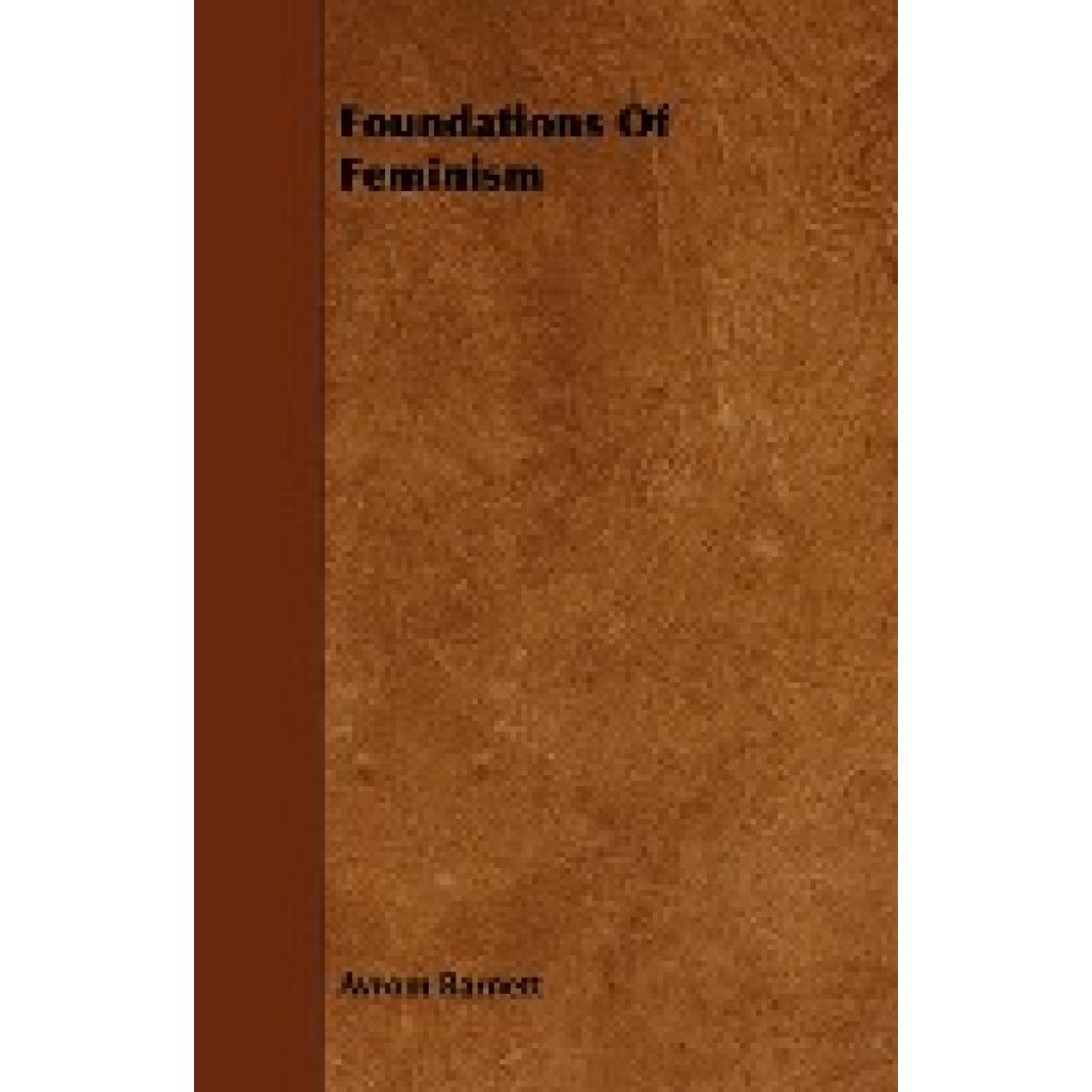 Barnett, Avrom: Foundations of Feminism