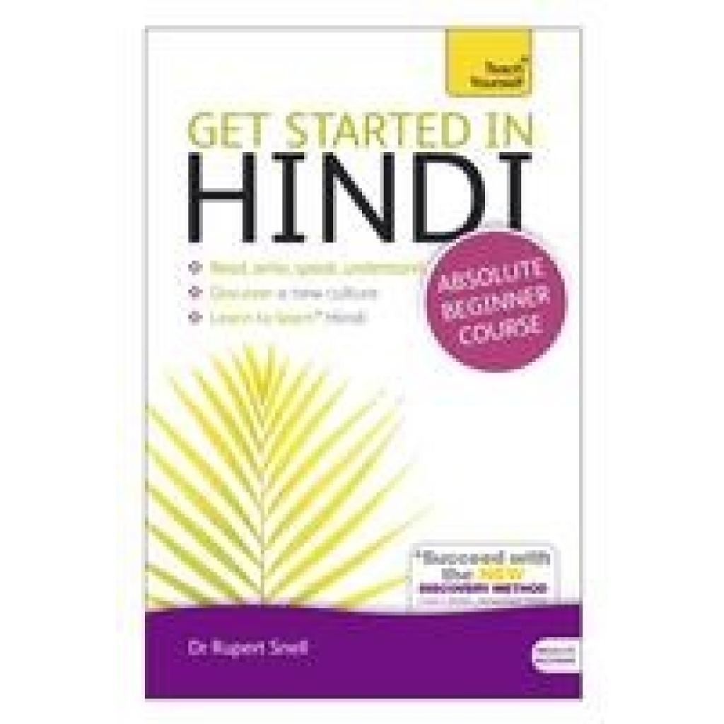 Snell, Rupert: Get Started In Hindi Book