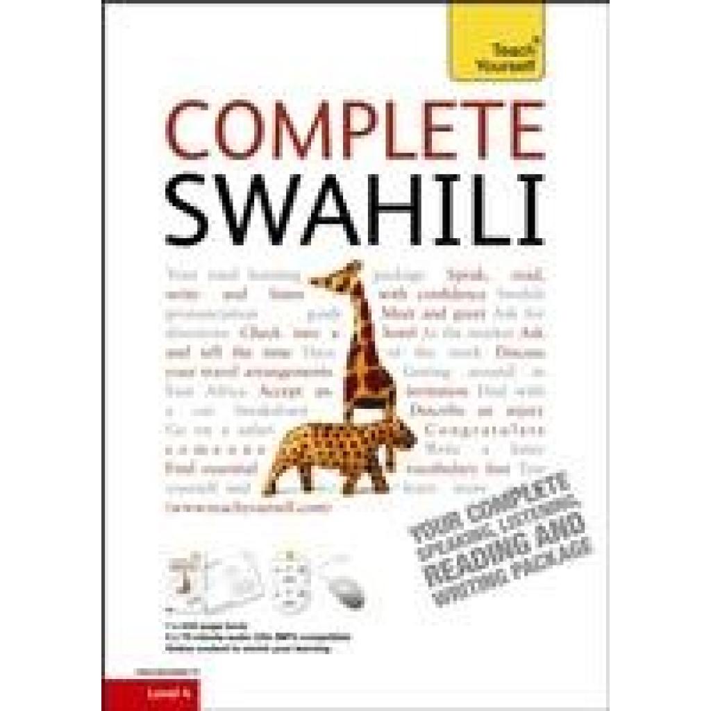 9781444105629 - Complete Swahili Beginner to Intermediate Course m Buch m Audio - Joan Russell Kartoniert (TB)