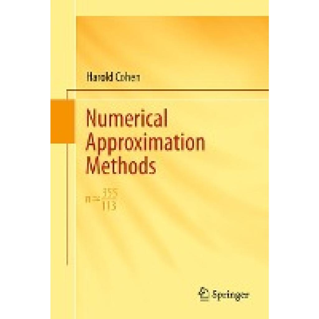 Cohen, Harold: Numerical Approximation Methods