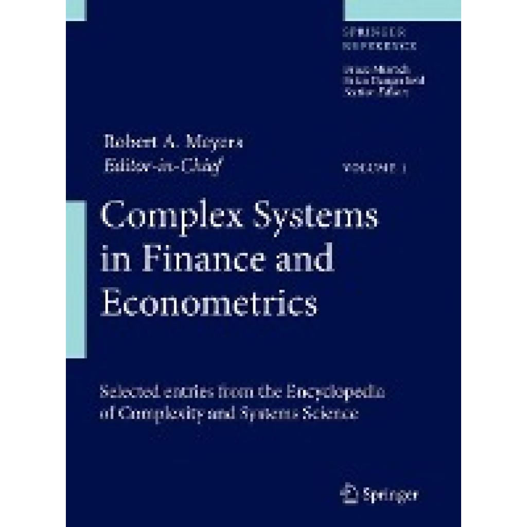 Complex Systems in Finance and Econometrics