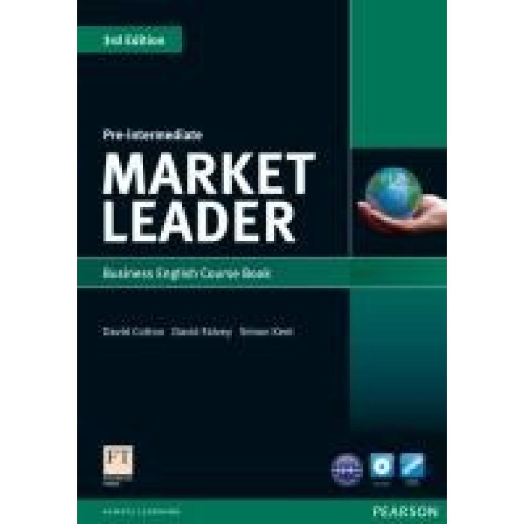 9781408237076 - Market Leader Pre-Intermediate 3rd edition   Course Book with DVD-ROM - David Cotton David Falvey Simon Kent Kartoniert (TB)