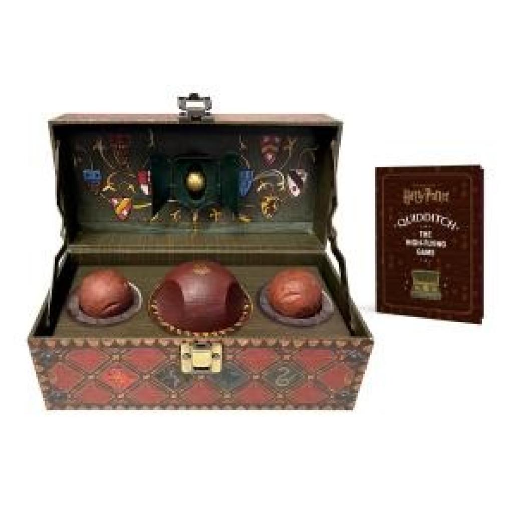 Press, Running: Harry Potter Collectible Quidditch Set (Includes Removeable Golden Snitch!)